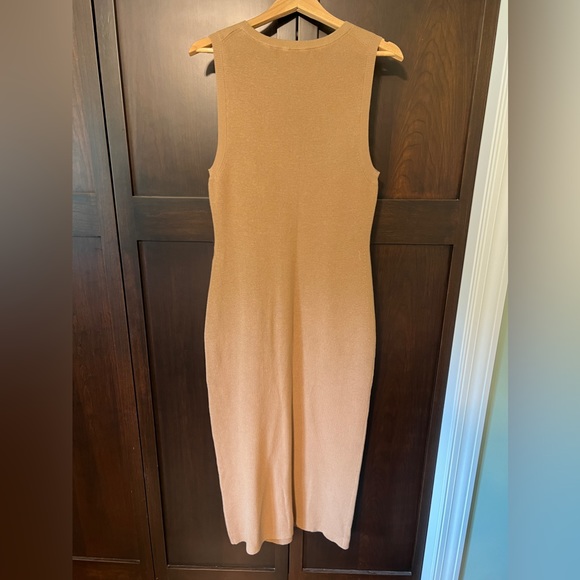 New Jenni Kayne Camel Sleeveless Sweater Dress XL